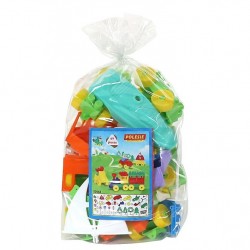 Set constructie Tanarul Calator - 69 piese - Polesie Wader