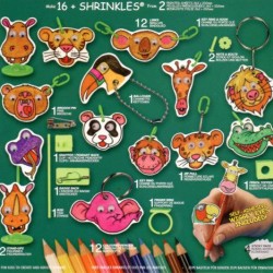 Shrinkles - Realizeaza-ti propriile accesorii - Animalele din jungla