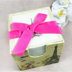 Cub notite cu suport 9 x 9 cm, 400 file - Turnul Eiffel