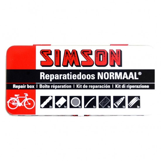 Kit de reparatie bicicleta, pentru 12 reparatii - Simson