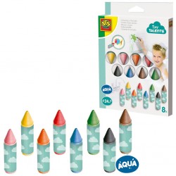 Set 8 creioane colorate pentru baie si gresie - Ses Creative