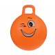 Minge gonflabila de sarit, pentru copii, model emoticon portocaliu, 55 cm