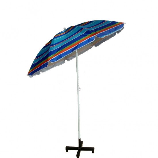 Umbrela de soare, pentru plaja, balcon, gradina sau terasa, diametru 180 cm