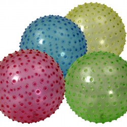 Minge gonflabila transparenta 23 cm, 4 culori
