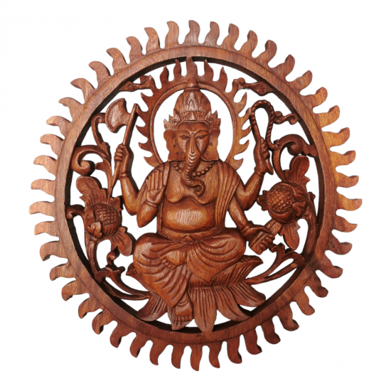 Ganesha lemn - 40 cm