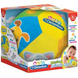Minge muzicala pentru bebelusi, cu sunete de animale - Clementoni