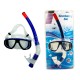 Set snorkeling adulti SportX Comfort, masca si tub, albastru